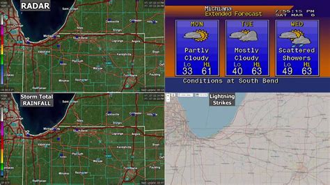 Joseph, Elkhart, Kosciusko, LaPorte and Marshall counties in Indiana and Berrien, Cass, Van Buren and St. . Weather radar south bend
